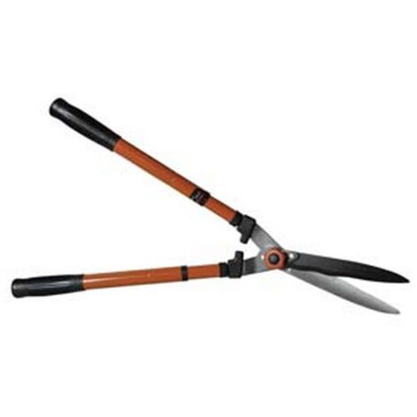 1BL FORBICE TAGLIASIEPI CON LAME ONDULATE E MANICI TELESCOPICI - lunghezza totale estesa cm.85