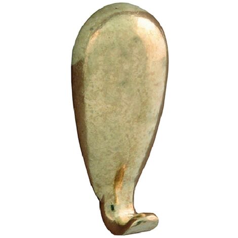 1BL GANCIO PER QUADRI 'GOCCIA' mm 30 - pz.  5 oro