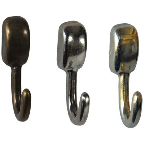1BL GANCIO PER QUADRI 'LUNGO' mm 30 - pz.  2 bronzo