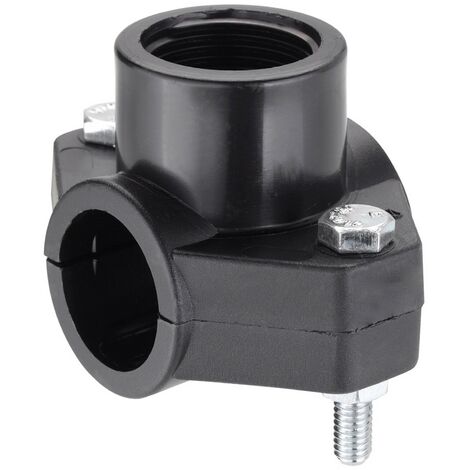 1BL PRESA A STAFFA IN POLIPROPILENE diametro 32 x 3/4 - pz 2