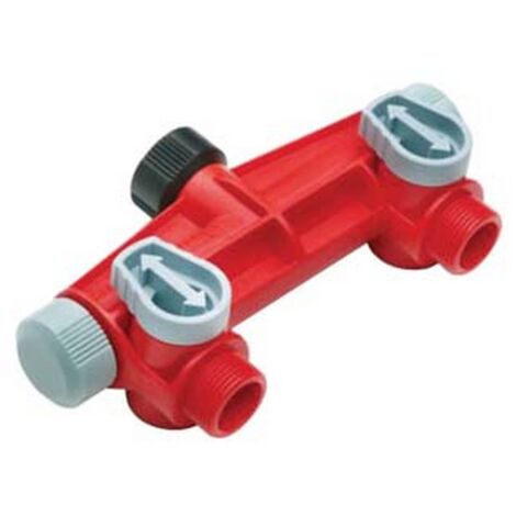 1BL PRESA RUBINETTO A QUATTRO USCITE FILETTO 3/4" M - blister (20062)