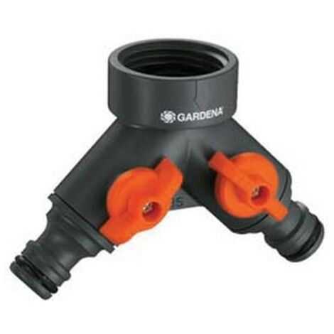 1BL RUBINETTO A DUE VIE CON INNESTI RAPIDI - filetto 3/4" in blister (938-20)