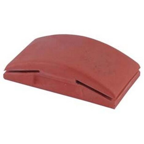 1BL TAMPONE IN GOMMA PER CARTA ABRASIVA CON FISSAGGIO MANUALE - mm.125x70 PG 339.70