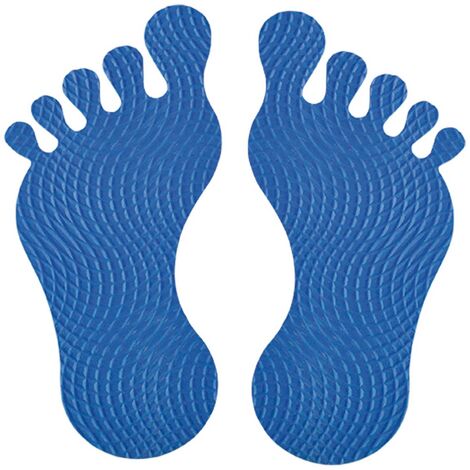 1BL TAPPETO ANTISCIVOLO 'FOOT' 8 pz
