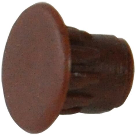 1BL TAPPI COPRIFORO PER ARMADI mm. 5  pz 50 - marrone
