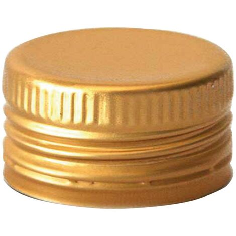 1BL TAPPO PER FIASCO 'DAMA' 35 x 18 colore oro - pz. 25