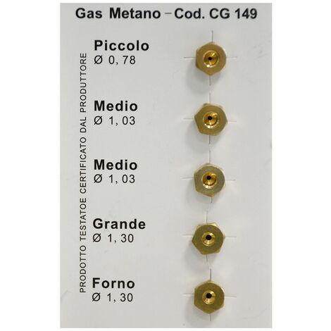 1BL UGELLI PER CUCINA per metano