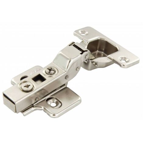 1BLISTER BL CERNIERE CON  AMMORTIZZATORE NICHELATE COLLO 8 D.35 CON BASETTA (PZ.2)