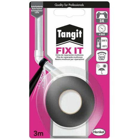 1BLISTER NASTRO MULTIUSO AUTOAGGLOMERANTE TANGIT FIX-IT 3 mt