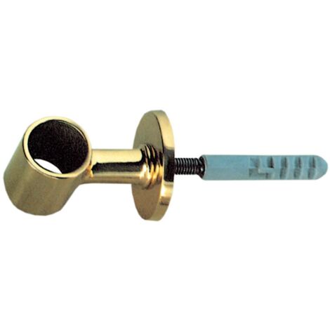 1BLISTER PASSANTE OTTONE LUCIDO A MURO X TUBO DIAMETRO MM.30