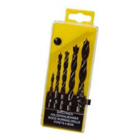 1BLISTER PUNTE PER LEGNO IN SET DA 5 PEZZI