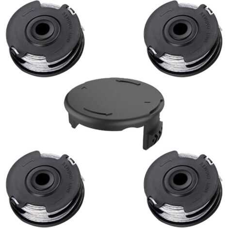 1Bobine Rechange pour Coupe Bordure,Pour Bosch ART 23 SL/ART 26 SL/ART 2300/ART 23-28/ART EASY(F016800569/F016800385),avec 1 pièce Couvercle(F016F04557),pour tondeuse à gazon Bosch