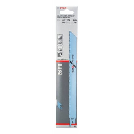 1CF BOSCH-A 5 LAME S1122 BF PER LAMIERA PER SEGA