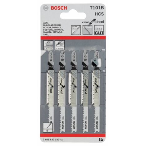 1CF BOSCH-A 5 LAME T 101 B PER SEGHETTO ALTERNATIVO