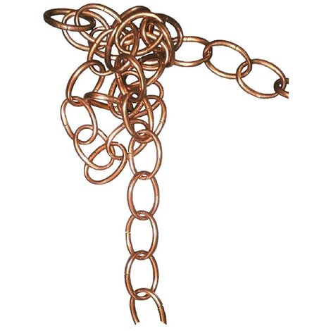 1CF CATENA ORNAMENTALE OVALE 30 mt - bronzata