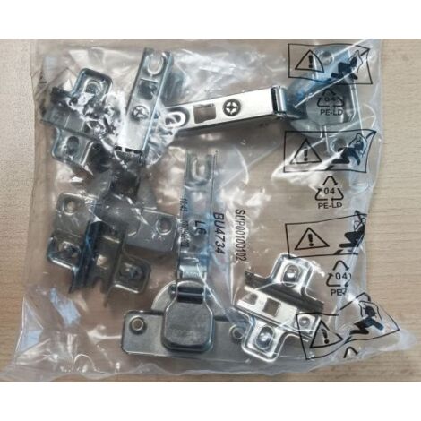1CF CERNIERA PER KIT ARMADIO 2 ANTE+2 CASSETTI CM. 82X46,5X184,5H (PZ3)