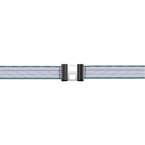 1CF CONNETTORE PER FETTUCCIA LITZCLIP ACCIAIO INOX h. mm. 20 (bl. 5 pz.)
