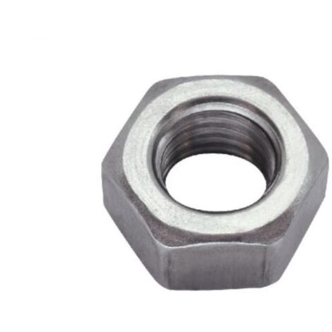1CF DADO ESAGONALE ACCIAIO INOX  M 8  10 PZ.