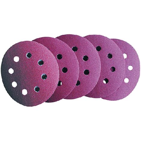 1CF DISCO IN CARTA ABRASIVA CON VELCRO FORATO art. 349.33 - gr.   40