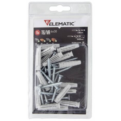 1CF ELEMATIC TASSELLO T6/ VA 5X25 CON VITE 100 PZ