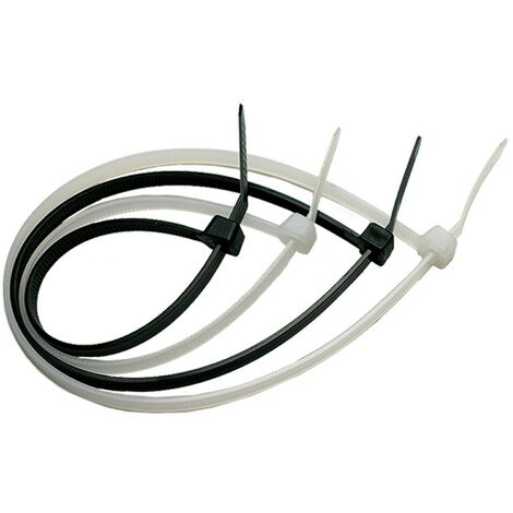 1CF FASCETTA A STRAPPO PER CABLAGGIO mm 4,8 x 200 pz 100 - nero