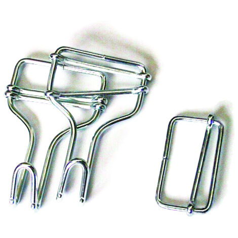 1CF FIBBIA E GANCIO CINGHIA PER POMPE  mm. 40x20x2,8