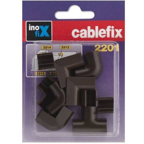 1CF GIUNTI X CANALINA INOFIX ( CONFEZIONE 10PZ) MARRONE
