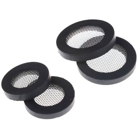 1CF GUARNIZIONE PIANA CON FILTRO A RETE 1/2 - mm 19 x 12 x 3
