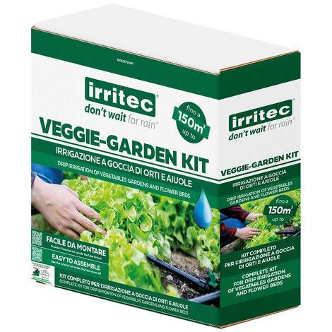 1CF KIT IRRIGAZIONE PER ORTO 'VEGGIE-GARDEN' copertura fino a 150 m2