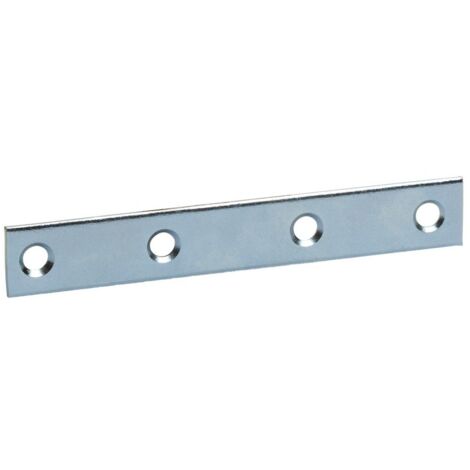 1CF LASTRINA DIRITTA ACCIAIO ZINCATO 100 PZ. 4 Fori mm.140