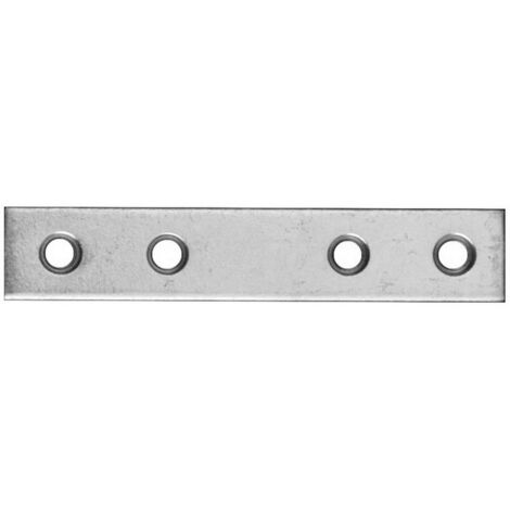 1CF LASTRINA DIRITTA INOX 100 PZ. 4 fori mm.60