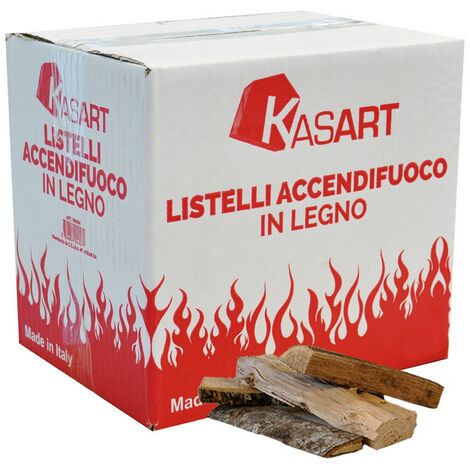 1CF LISTELLI ACCENDIFUOCO IN LEGNO 14 decimetri cubi - in scatola
