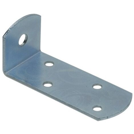 1CF PIASTRINA DI GIUNZIONE ANGOLARE FERRO ZINCATO 50 PZ.  mm.30x30x70
