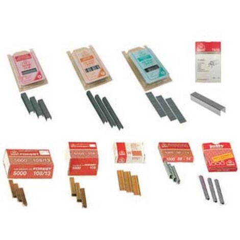 Set Graffette Per Spilatrice 3800 Pezzi - Tipo 47 (10mm), Acciaio Zincato, Per Cucitrici Manuali E A Batteria - Foto 3