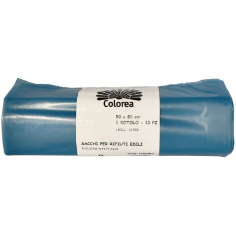 1CF SACCO PER MACERIE cm. 50x80 azzurri - cf.10 pezzi