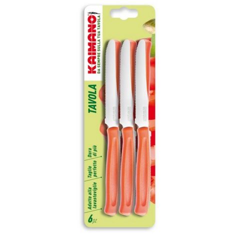 1CF SET COLTELLI DA TAVOLA DINAMIK 6 PEZZI col. Nero