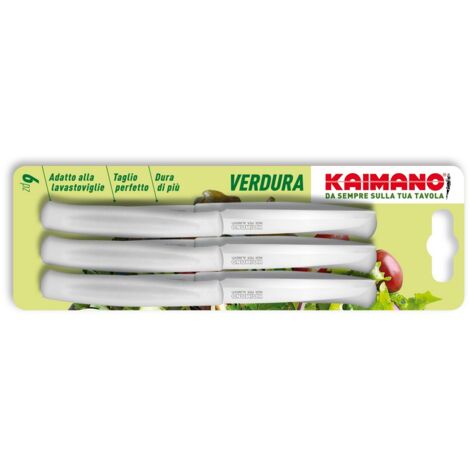1CF SET COLTELLI PER VERDURA DINAMIK 6 PEZZI col. Bianco