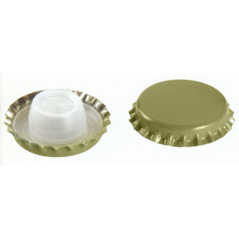 1CF TAPPO A CORONA BIDUL ALTO Ï mm. 29 PZ.200 col.oro