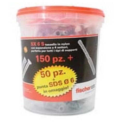 1CF TASSELLO NYLON VITE PROMOPACK "SX 6 S"  mm6x30 vite mm4,5x40