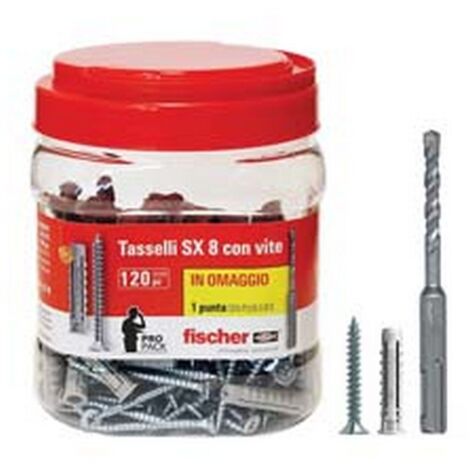 1CF TASSELLO NYLON VITE PROMOPACK "SX 8 S"  mm8x40 vite mm5x50