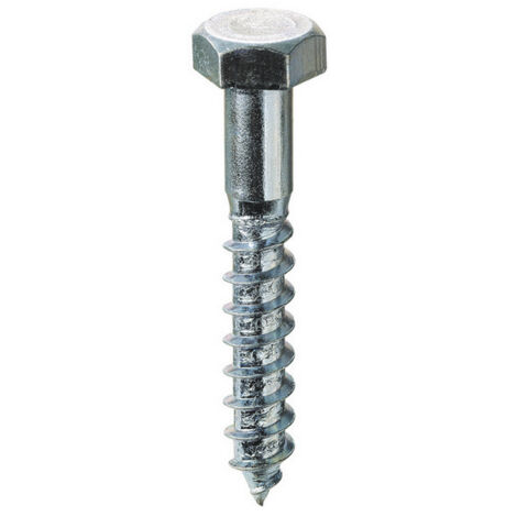 1CF TIRAFONDI PER LEGNO TE Chiave 10 mm. 6x40  100 PZ.