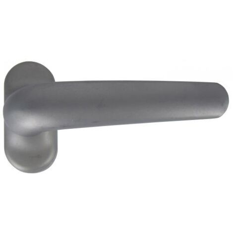 1COPPIA MANIGLIA PER INFISSI ALLUMINIO silver