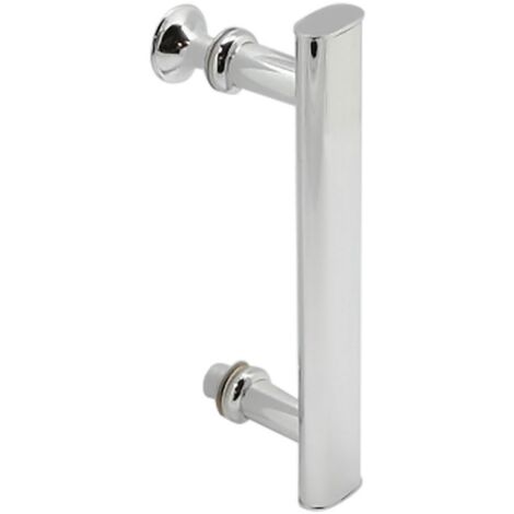 1COPPIA MANIGLIONE PER BOX DOCCIA cm. 20 x 8 - interasse 15 cm