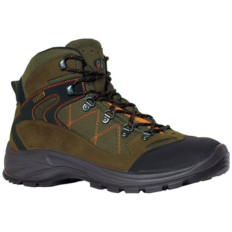 Image of 1coppia Scarpe Per Trekking Alte 'Egipt' N. 39 - Verde/arancio