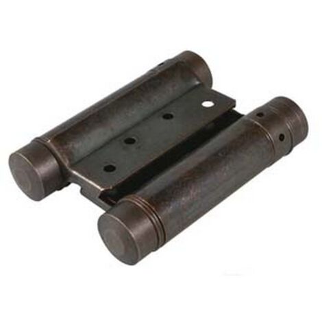 1CP CERNIERE A MOLLA TIPO "BOMMER" ACCIAIO BRONZATO ART.108 - mm.100