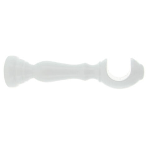 1CP SUPPORTO PER BASTONE BIANCO 18 CM 2 PZ