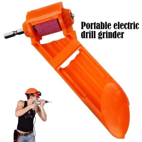 1ensemble/broyeur perceuse portable meuleuse aiguiseur roue meulage couteau électrique foret hélicoïdal