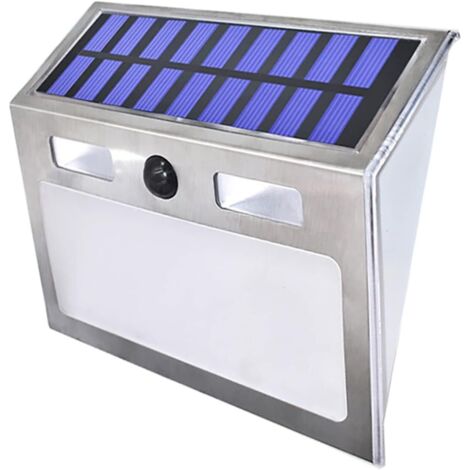 1ensemble Lampe Solaire Murale Avec Numéros De Maison Éclairage Led Étanche