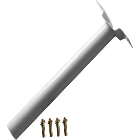 1ensemble Support De Lampe Solaire Murale Kit De Fixation Et Poteau