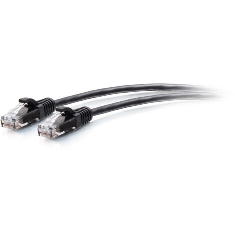 1FT/0.3M CAT6A SLIM PATCH 28AWG BLACK C2G 1ft (0.3m) Cat6a Snagless Unshielded (UTP) Slim Ethernet Network Patch Cable - Black - Cordon de raccordement - RJ-45 (M) pour RJ-45 (M) - 30 cm - 4.8 mm - UT